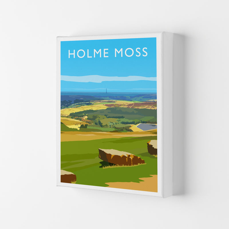 Holme Moss portrait Travel Art Print by Richard O'Neill Canvas