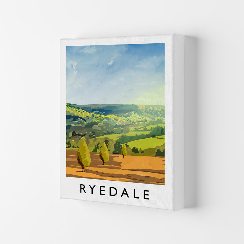 Ryedale portrait Travel Art Print by Richard O'Neill Canvas