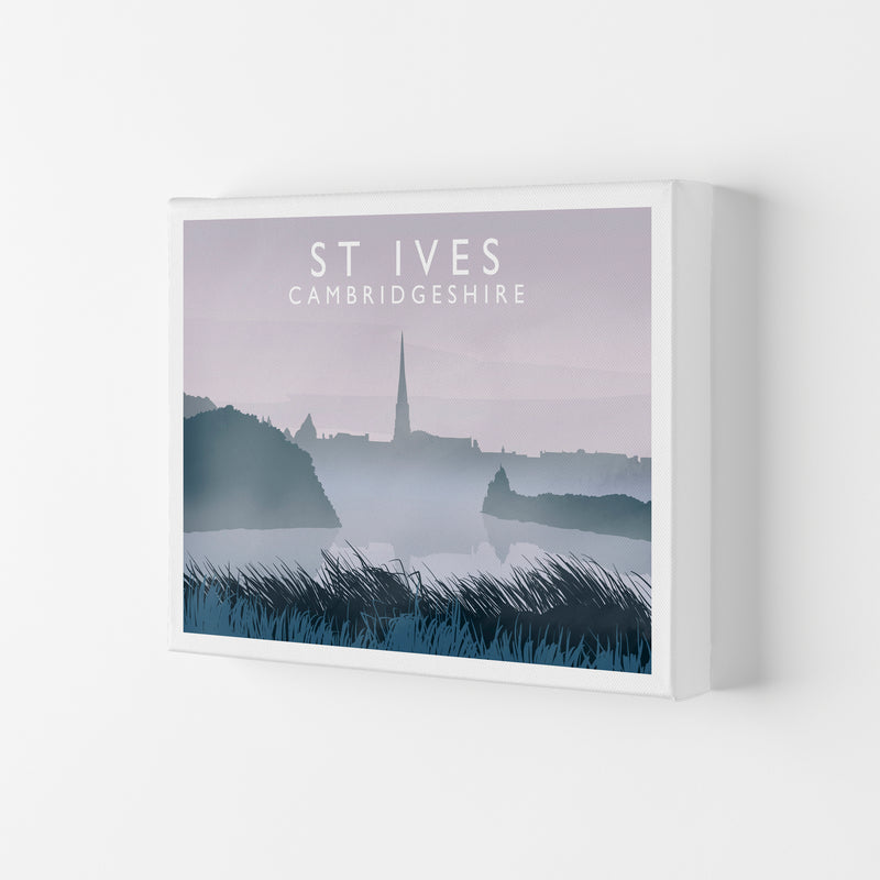 St Ives Travel Art Print by Richard O'Neill Canvas