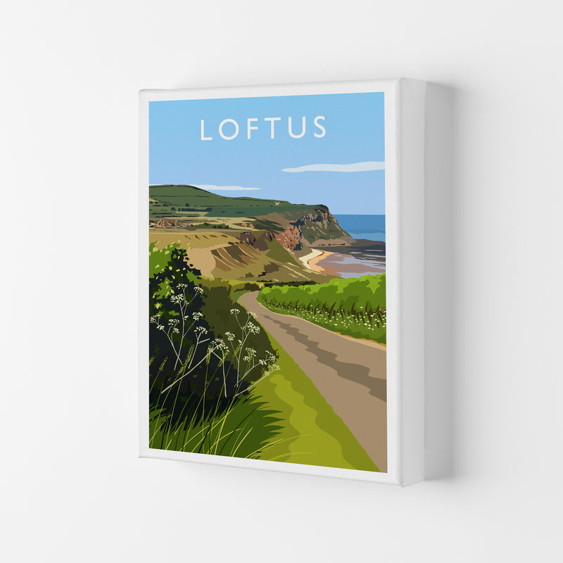 Loftus portrait Travel Art Print by Richard O'Neill Canvas