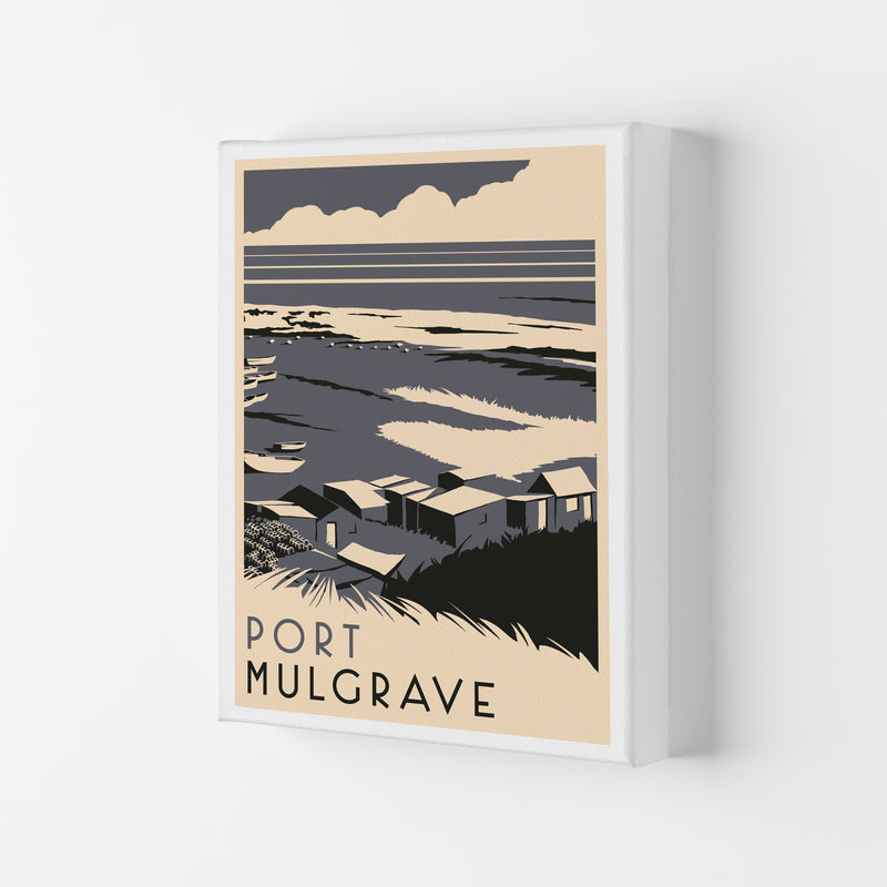 Port Mulgrave portrait Travel Art Print by Richard O'Neill Canvas