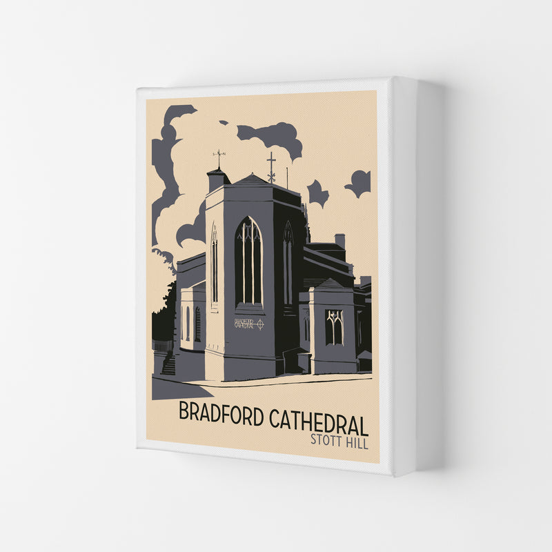 Bradford Cathedral, Stott Hill Travel Art Print by Richard O'Neill Canvas