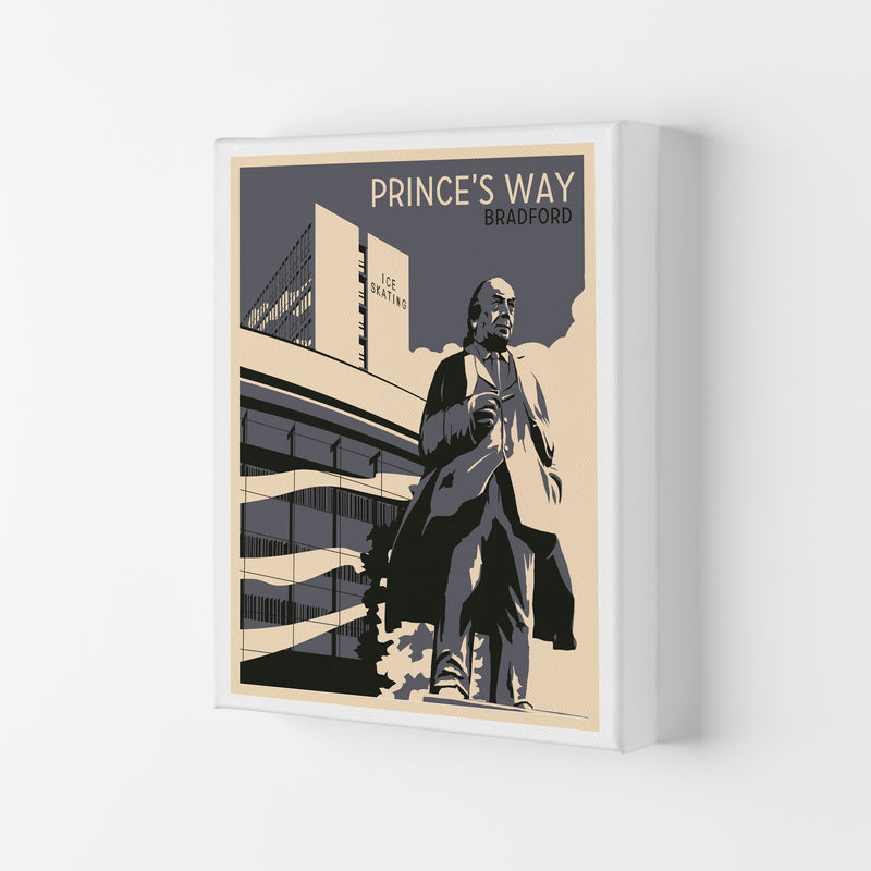 Prince's Way, Bradford Travel Art Print by Richard O'Neill Canvas