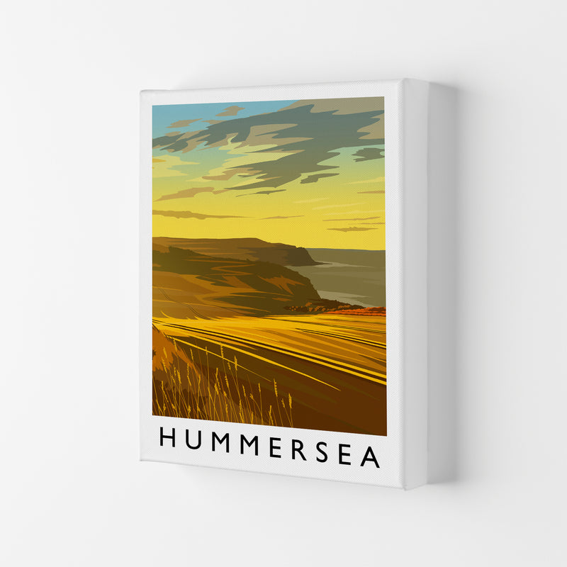 Hummersea Portrait Travel Art Print by Richard O'Neill Canvas