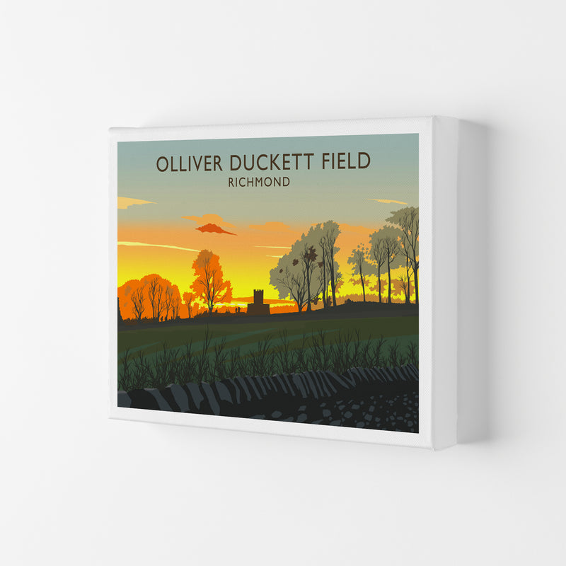 Olliver Duckett Field Travel Art Print by Richard O'Neill Canvas