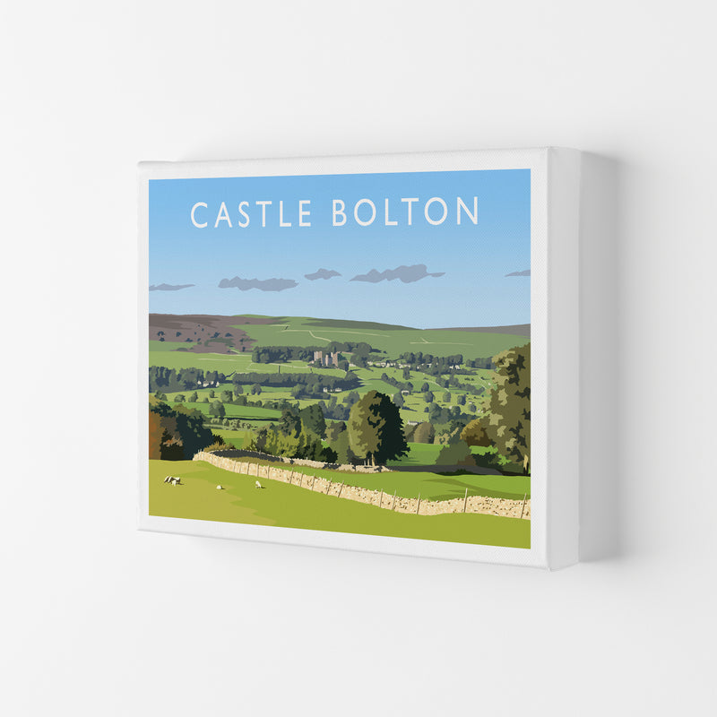 Castle Bolton Travel Art Print by Richard O'Neill Canvas