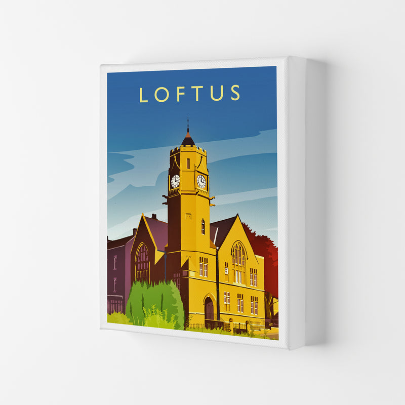 Loftus 2 Portrait Travel Art Print by Richard O'Neill Canvas