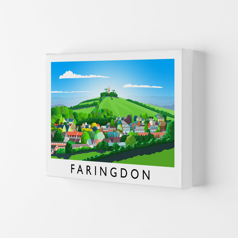 Faringdon Travel Art Print by Richard O'Neill Canvas