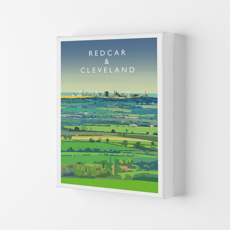 Redcar & Cleveland Travel Art Print by Richard O'Neill Canvas