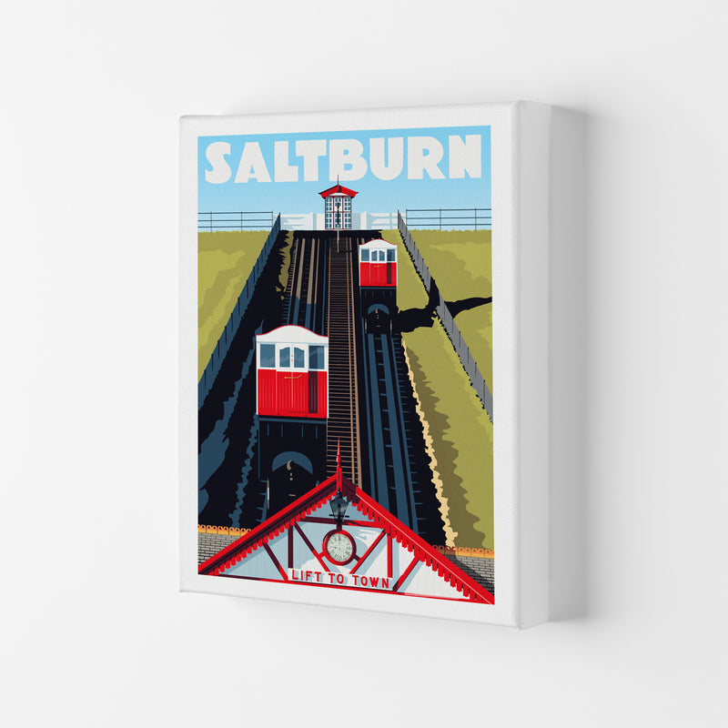 Saltburn 2 Travel Art Print by Richard O'Neill Canvas