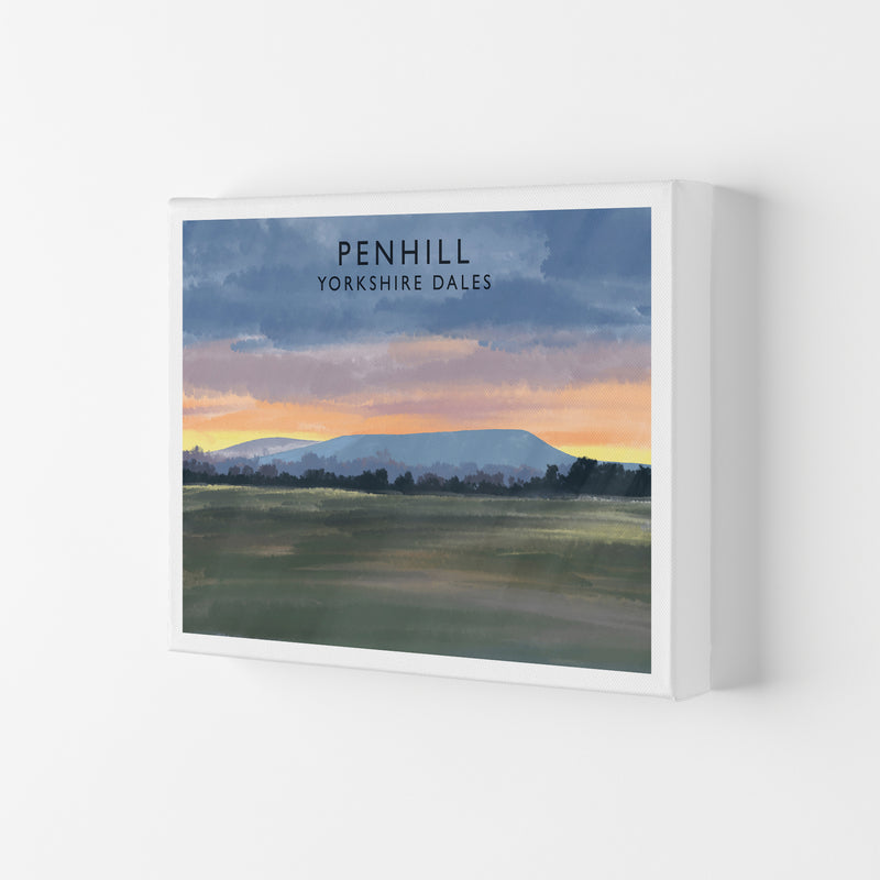 Penhill 3 Travel Art Print by Richard O'Neill Canvas