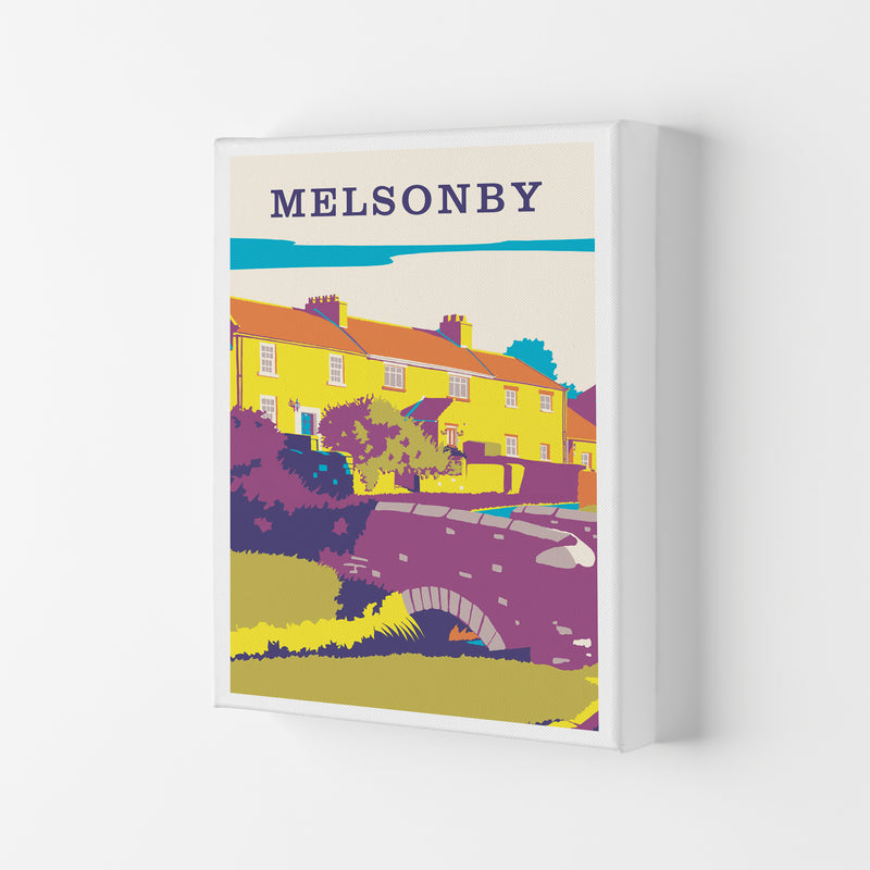 Melsonby Portrait Travel Art Print by Richard O'Neill Canvas