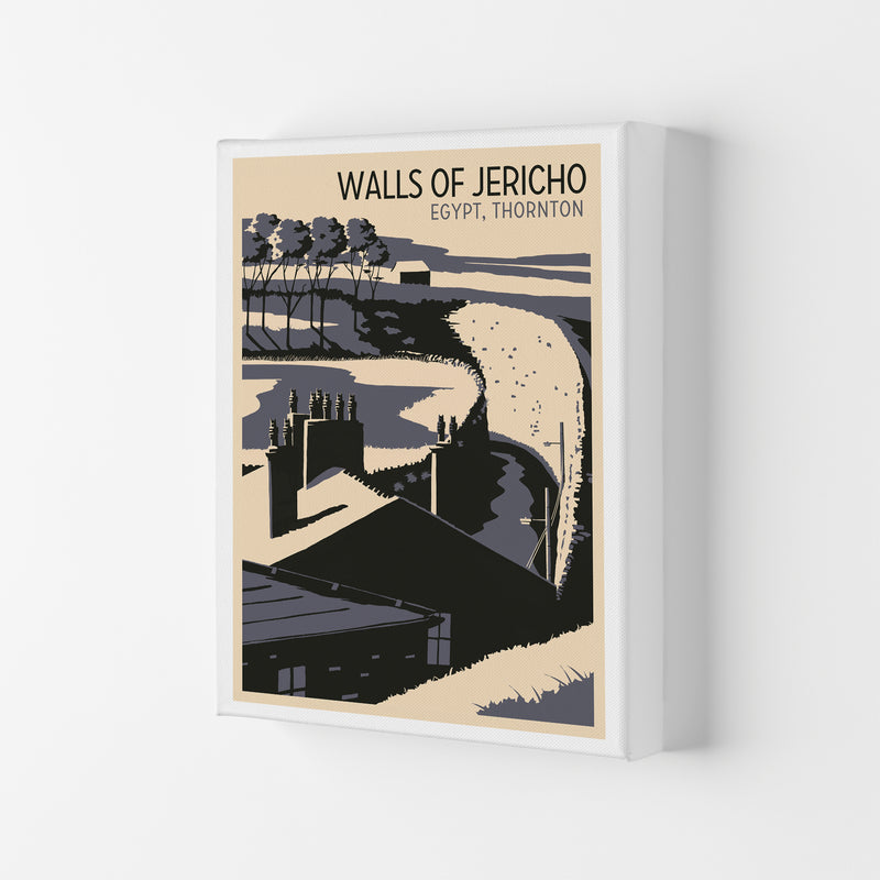 Walls of Jericho Travel Art Print by Richard O'Neill Canvas