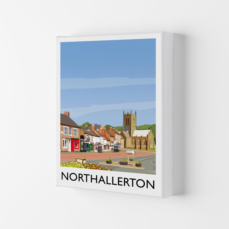 Northallerton 5 portrait Travel Art Print by Richard O'Neill Canvas