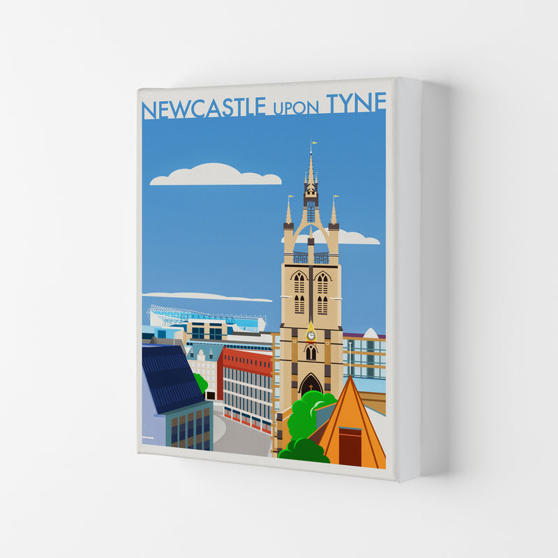 Newcastle upon Tyne 2 (Day) Travel Art Print by Richard O'Neill Canvas