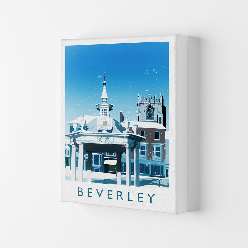 Beverley (Snow) 2 portrait Travel Art Print by Richard O'Neill Canvas