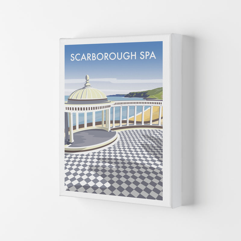 Scarborough Spa portrait Travel Art Print by Richard O'Neill Canvas