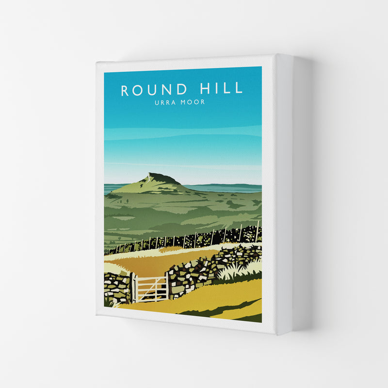 Round Hill Portrait Travel Art Print by Richard O'Neill Canvas