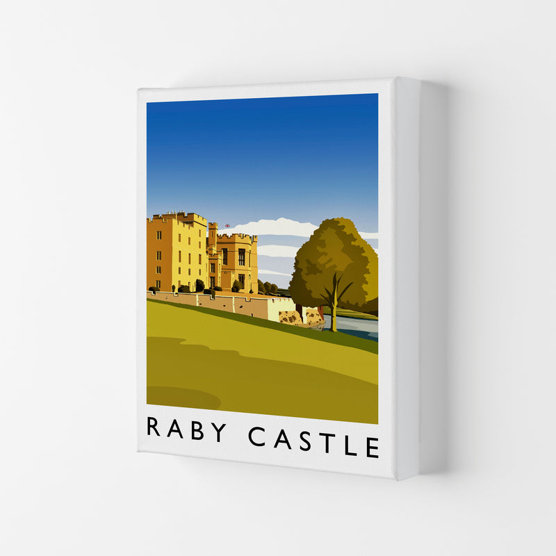 Raby Castle 2 Portrait Travel Art Print by Richard O'Neill Canvas