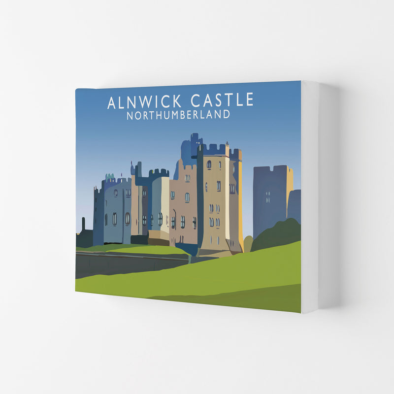 Alnwick Castle Northumberland Art Print by Richard O'Neill Canvas