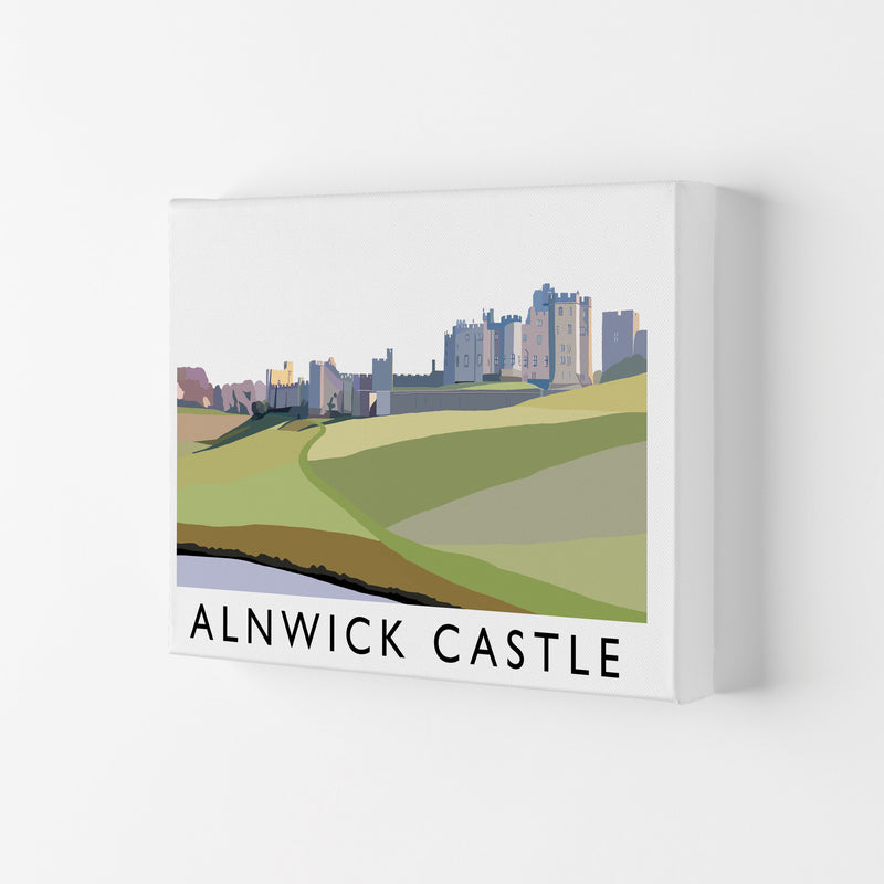 Alnwick Castle Framed Digital Art Print by Richard O'Neill Canvas