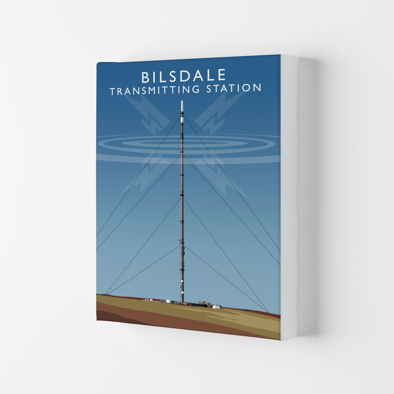 Bilsdale Transmitting Station Framed Digital Art Print by Richard O'Neill Canvas