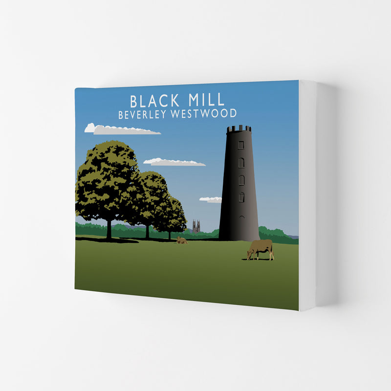 Black Mill Beverley Westwood Art Print by Richard O'Neill Canvas