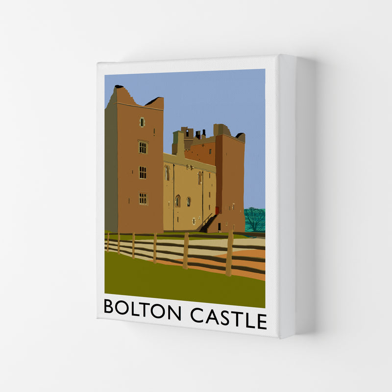 Bolton Castle Framed Digital Art Print by Richard O'Neill Canvas