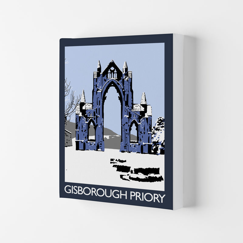 Gisborough Priory Framed Digital Art Print by Richard O'Neill Canvas