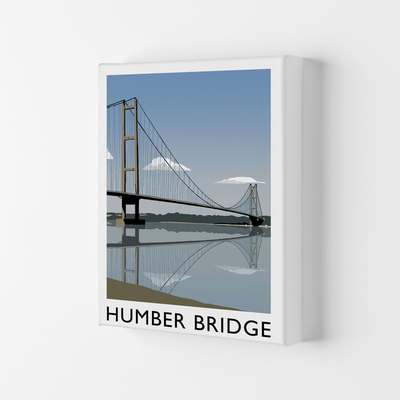 Humber Bridge Framed Digital Art Print by Richard O'Neill Canvas