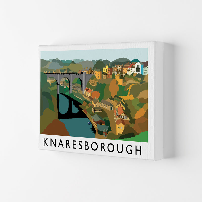 Knaresborough Framed Digital Art Print by Richard O'Neill Canvas
