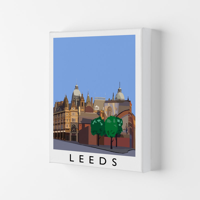 Leeds by Richard O'Neill Yorkshire Art Print, Vintage Travel Poster Canvas