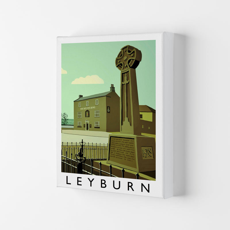 Leyburn Framed Digital Art Print by Richard O'Neill Canvas