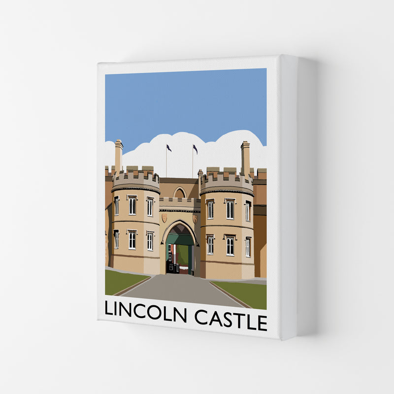 Lincoln Castle Framed Digital Art Print by Richard O'Neill Canvas
