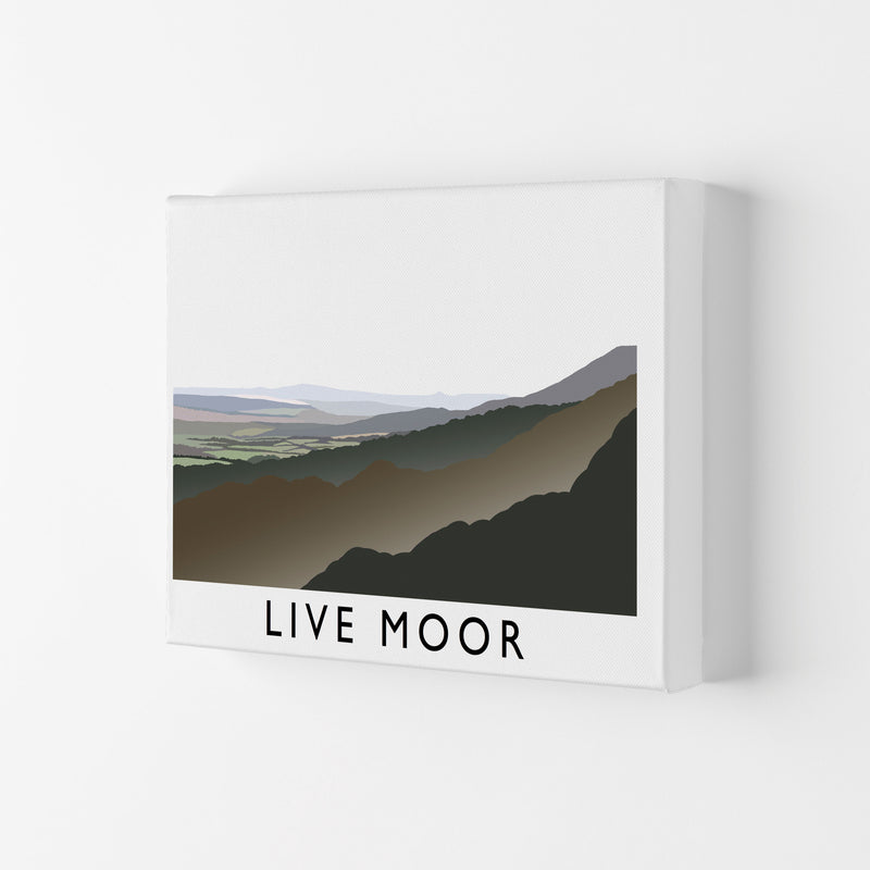 Live Moor Framed Digital Art Print by Richard O'Neill Canvas
