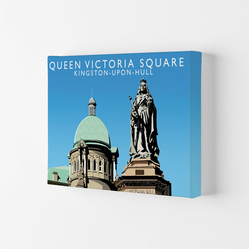 Queen Victoria Square Art Print by Richard O'Neill Canvas