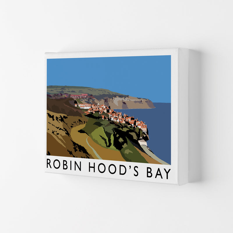 Robin Hood's Bay Art Print by Richard O'Neill Canvas