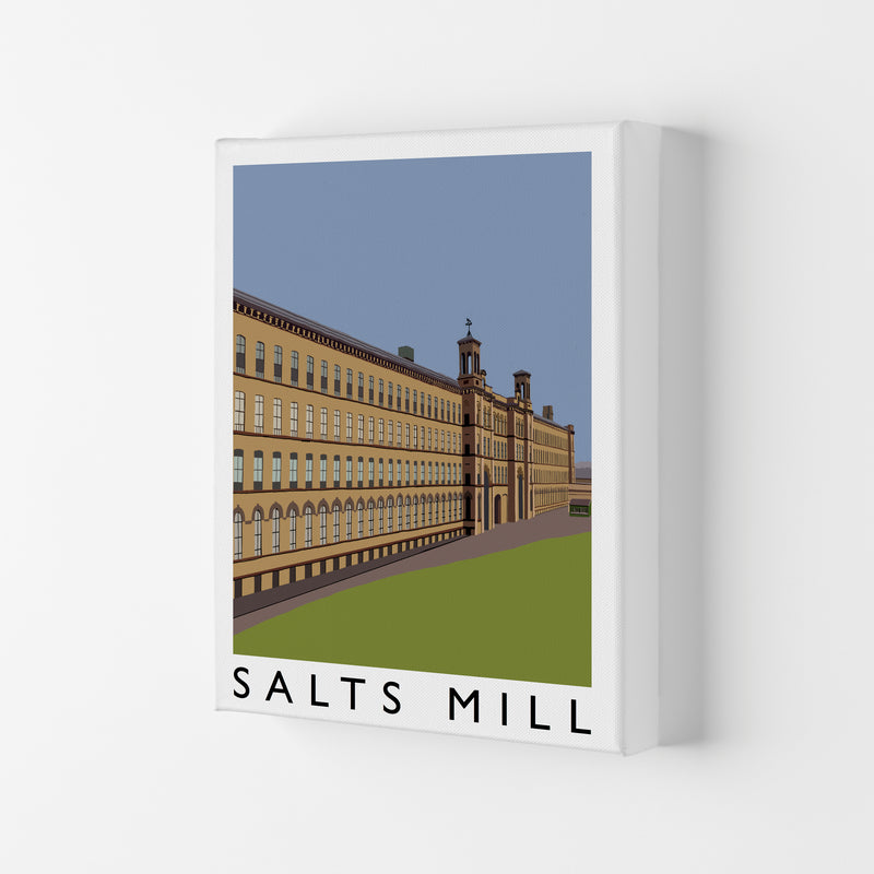 Salts Mill Art Print by Richard O'Neill Canvas