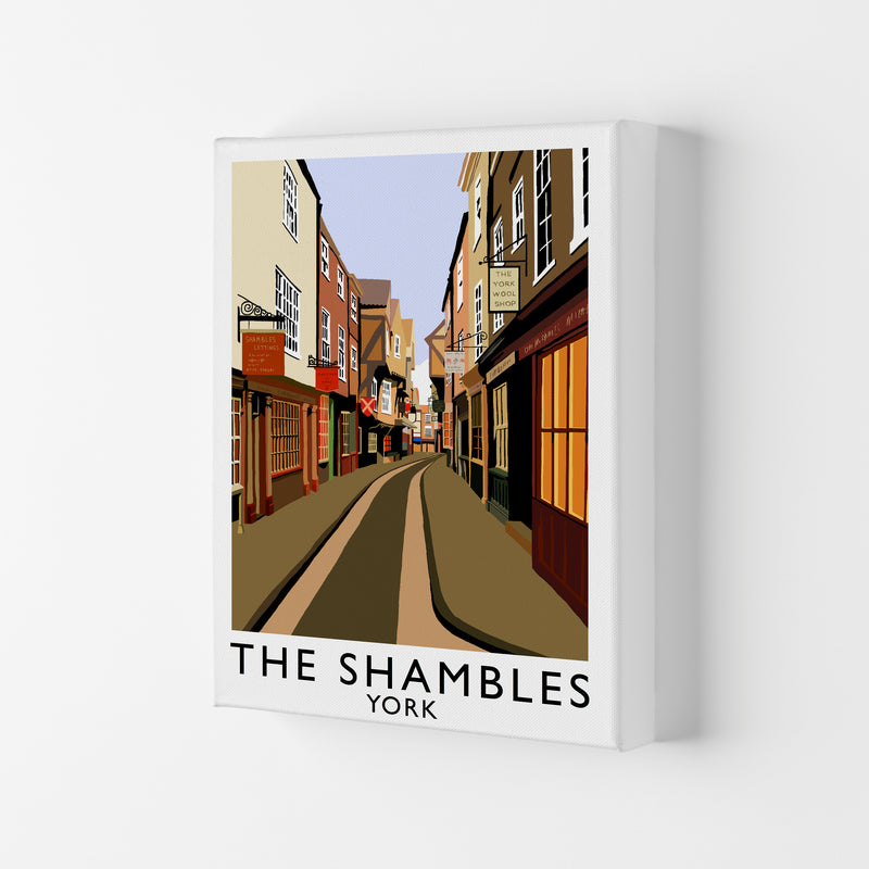 The Shambles York Framed Digital Art Print by Richard O'Neill Canvas