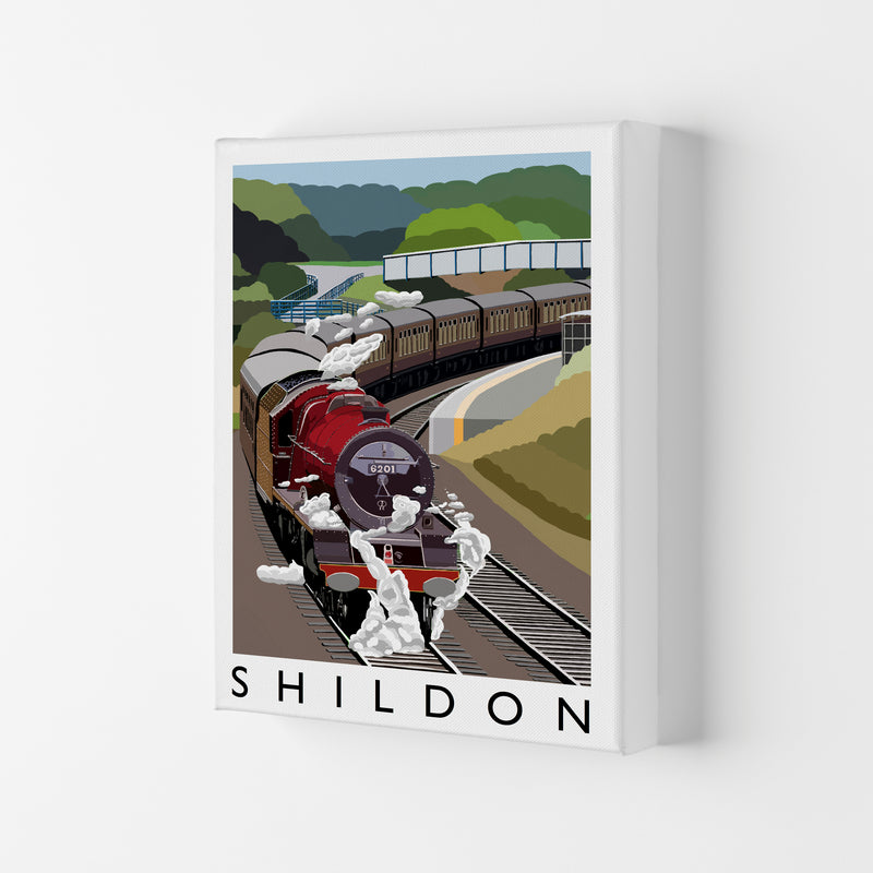 Shildon Art Print by Richard O'Neill Canvas