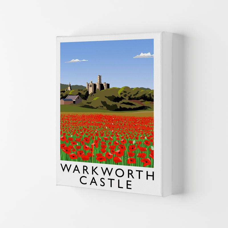 Warkworth Castle Art Print by Richard O'Neill Canvas