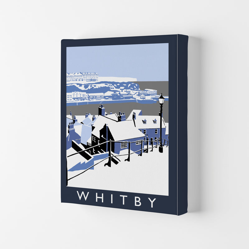Whitby Framed Digital Art Print by Richard O'Neill Canvas