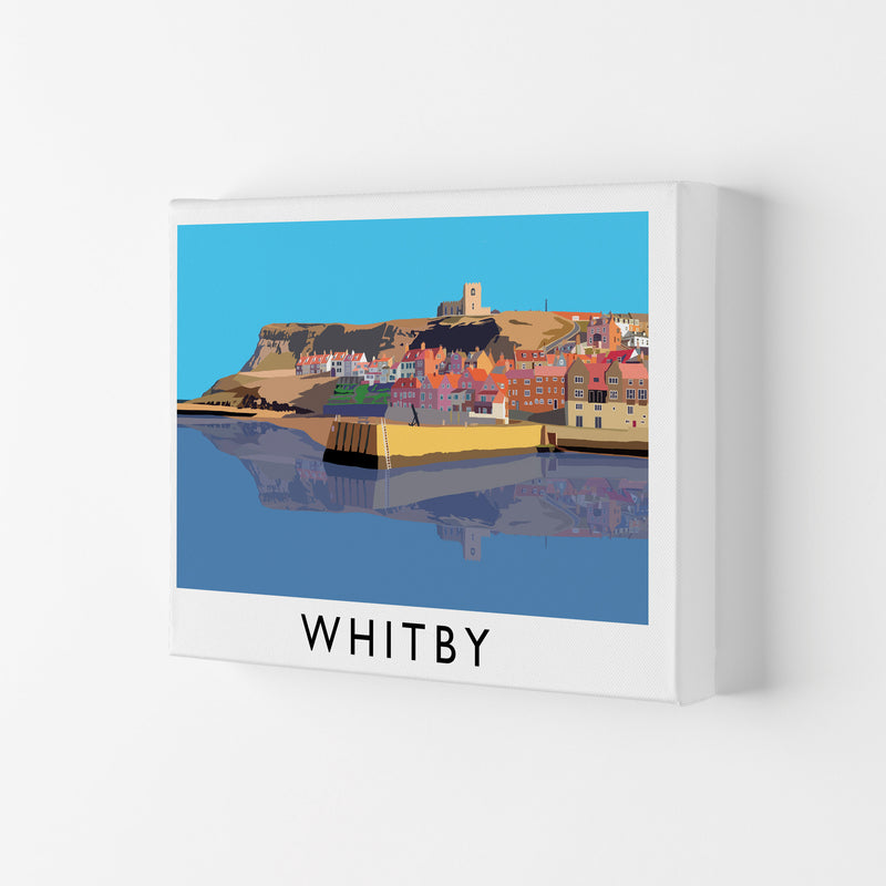 Whitby Framed Digital Art Print by Richard O'Neill Canvas