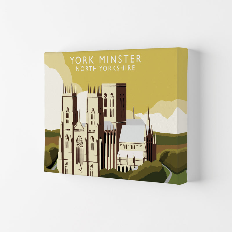 York Minster by Richard O'Neill Yorkshire Art Print, Vintage Travel Poster Canvas