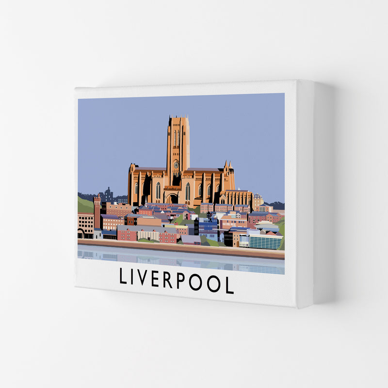 Liverpool Framed Digital Art Print by Richard O'Neill Canvas