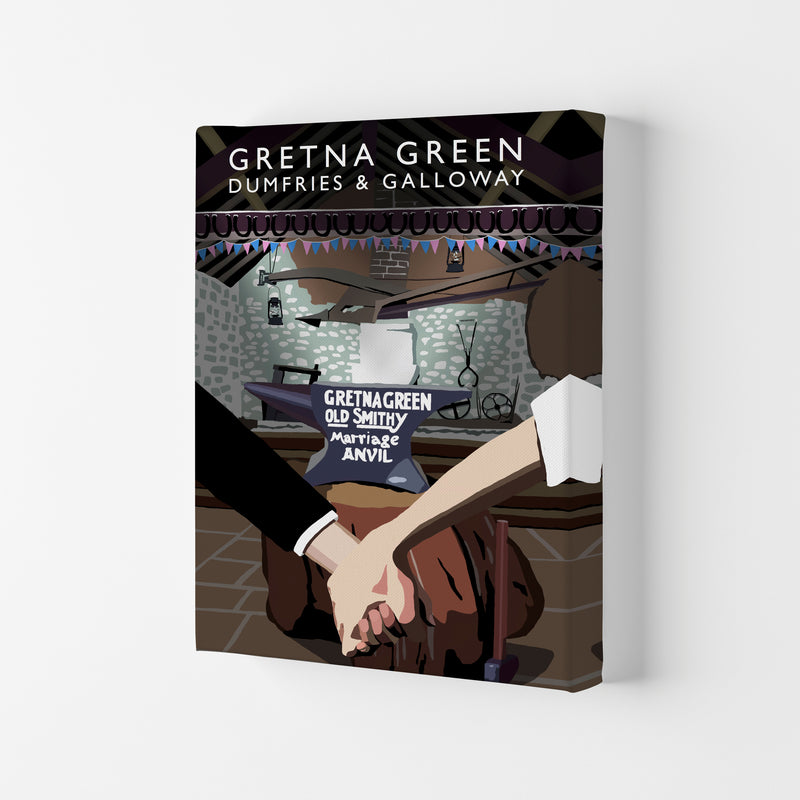 Gretna Green Dumfries & Galloway Art Print by Richard O'Neill Canvas
