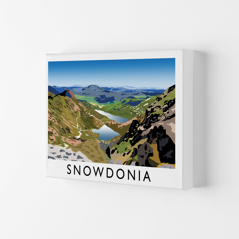 Snowdonia Framed Digital Art Print by Richard O'Neill Canvas