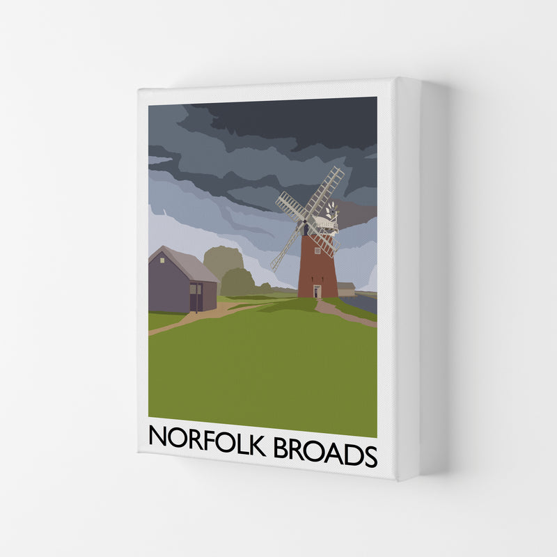 Norfolk Broads Art Print by Richard O'Neill Canvas