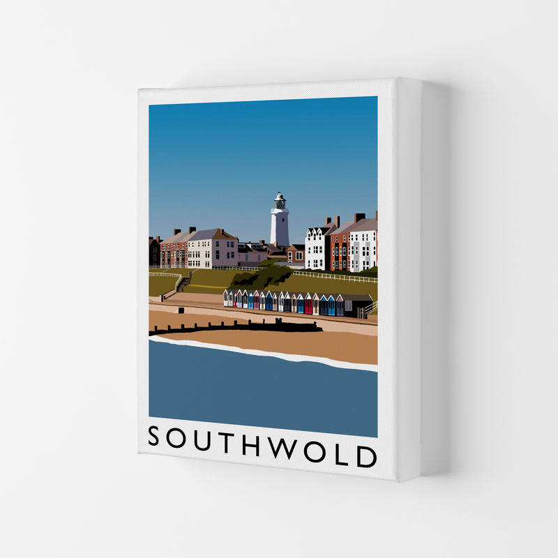 Southwold Framed Digital Art Print by Richard O'Neill Canvas