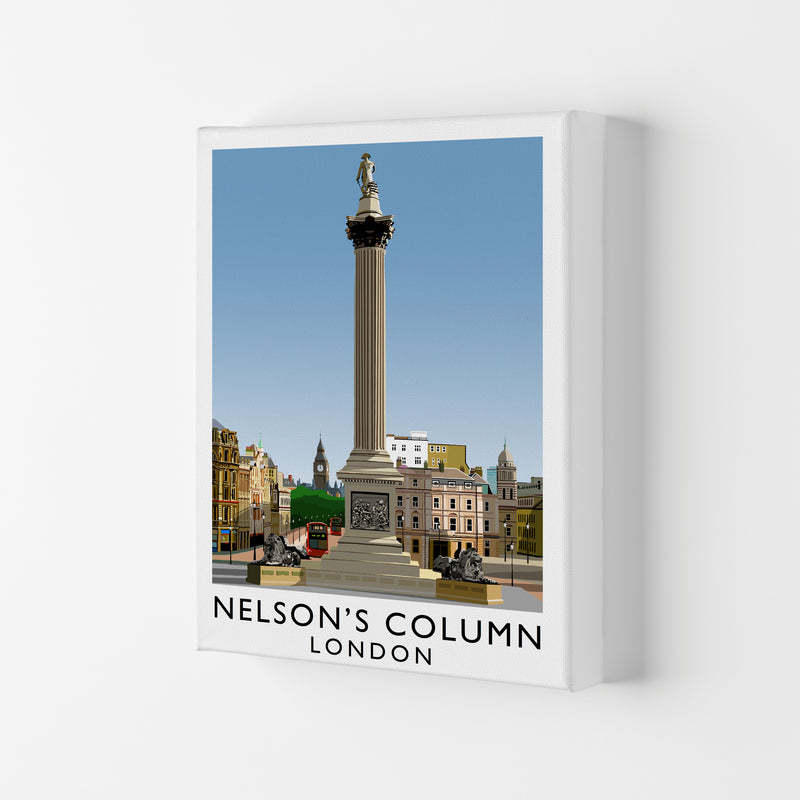 Nelson's Column London Art Print by Richard O'Neill Canvas